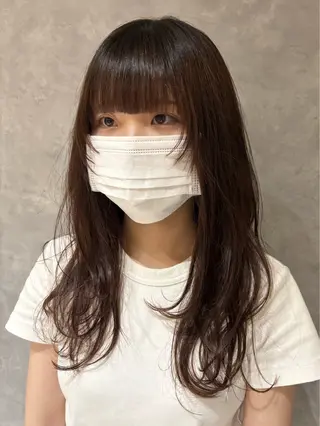 ロング Noa/レイヤー カット🩵パーマのヘアスタイル