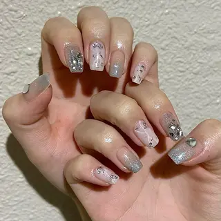 ネイル パラあり！フィルイン 美フォルムのネイルデザイン