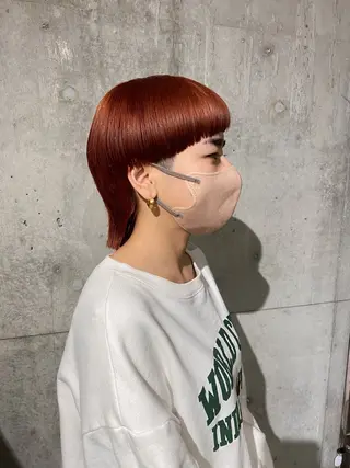 ショート カラー ヘアアレンジ メンズ mina 🐈‍⬛ ラフな似合わせヘアのヘアスタイル