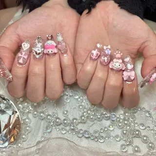 ロング mionail 八木のネイルデザイン