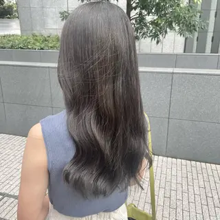 ロング カラー 肌に馴染むカラー 梅田・増田のヘアスタイル