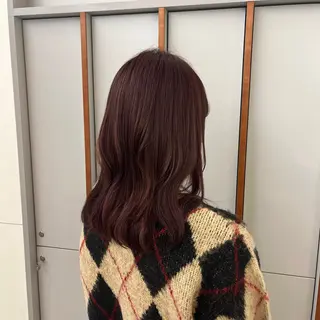 セミロング カラー 髪質改善カラー/ボブ 🌻Mutsumiのヘアスタイル