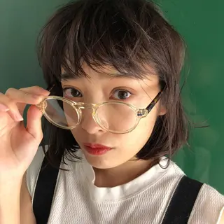ミディアム カラー パーマ ヘアアレンジ 【白髪ぼかし 専門GBG】自由が丘のヘアスタイル