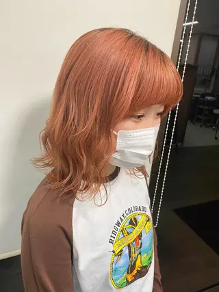 ショート カラー ブリーチカラー🫧 森　凪沙のヘアスタイル