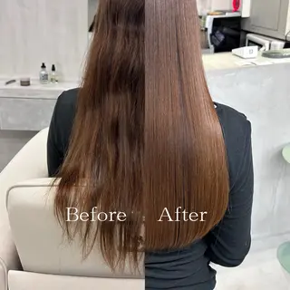 ロング カット無料/髪質改善 髪質根本改善/艶髪のヘアスタイル