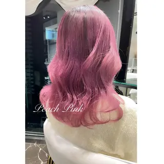 セミロング カラー miyu /トレンド カラー×艶髪のヘアスタイル