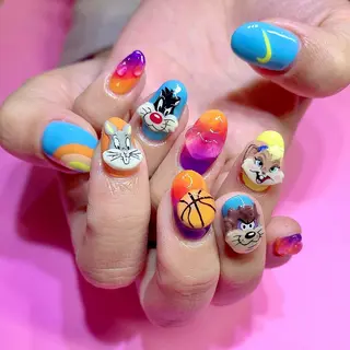 ネイル 3Dアートネイル💗 都築レナのネイルデザイン