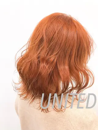 ミディアム カラー ヘアアレンジ 縮毛矯正/メンズ歓迎 Ryota🌻のヘアスタイル