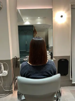 セミロング 🌻暖色カラー🌻 sakuraのヘアスタイル