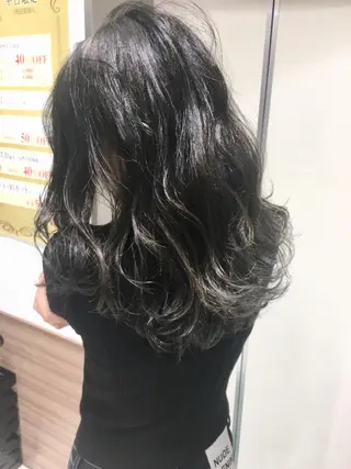 ロング カラー 店長 小池アキトのヘアスタイル
