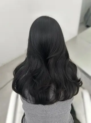 ロング カラー 韓国ヘア/顔周り ヘアセット/加藤優里のヘアスタイル