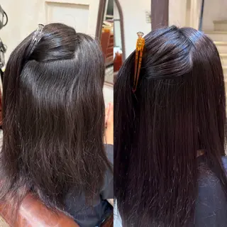 セミロング 透明感カラー🫧 nanamiのヘアスタイル