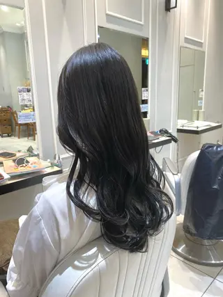 ロング カラー 韓国ヘア🍒渡辺 咲🍒のヘアスタイル