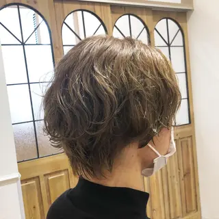 セミロング カラー ヘアアレンジ ✨🌿大人可愛い愛さ れhair🌿✨松本のヘアスタイル