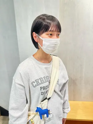 ショート ミゾブチ ユリカのヘアスタイル