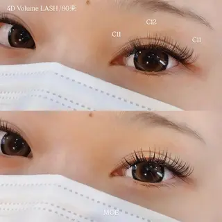 マツエク・マツパ airRe moeのマツエク・マツパデザイン