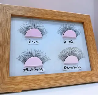 マツエク・マツパ . Minaのマツエク・マツパデザイン