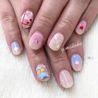 ネイル パラジェル有/ 長さだし/mahoのネイルデザイン