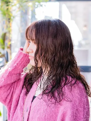 パーマ 難波 侑希のヘアスタイル