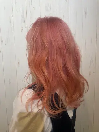 セミロング カラー A miのヘアスタイル