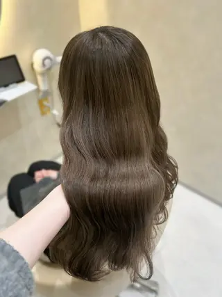 セミロング カラー zina ୨୧˖* moeのヘアスタイル
