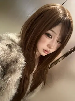 ロング カラー 原宿／ワンホンヘア SAAYA🖤のヘアスタイル