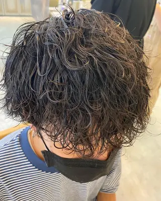 ショート パーマ メンズ 似合わせパーマ 渡辺尚暉のヘアスタイル