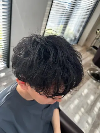 パーマ メンズ 北川 栞菜のヘアスタイル