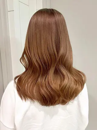 カラー セミロング ITbyALBUM 松戸のヘアスタイル