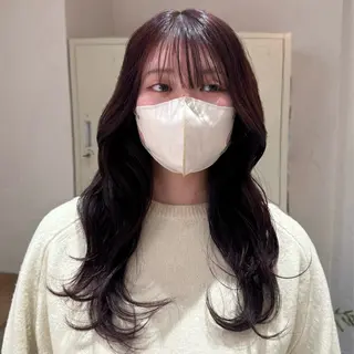 ロング カラー 村田 茉優のヘアスタイル
