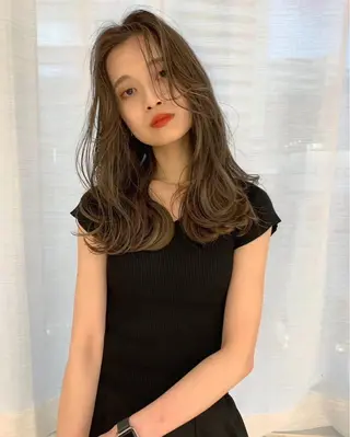 カラー 暖色ブリーチ ⭐️honokaのヘアスタイル