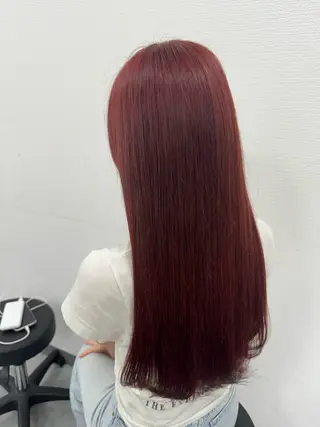 ロング カラー ダメージレスハイ トーン💖kanonのヘアスタイル