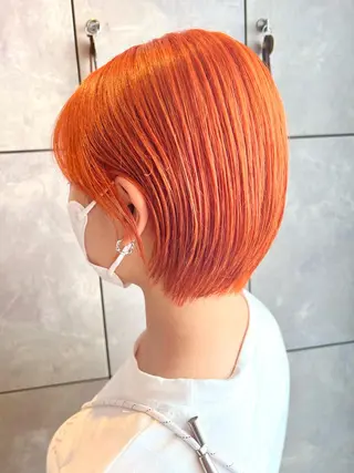 ミディアム カラー ヘアアレンジ ネイル 🌈インナーカラー ‘ショウマ’🌈のヘアスタイル