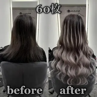 ロング Yu シールエクステのヘアスタイル