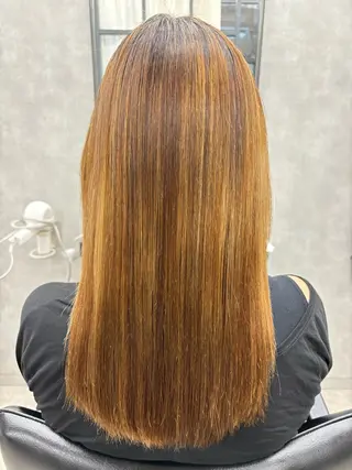 ロング カラー すぐ巻ける縮毛矯正 🍀勝倉　麗のヘアスタイル