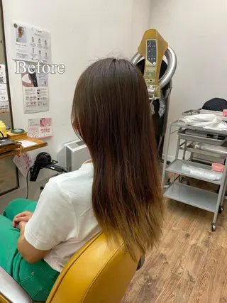 ロング カラー 川上拓真 ✂︎学芸大学のヘアスタイル