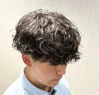 ショート パーマ メンズ 【メンズ特化】 池田大成✂︎のヘアスタイル