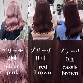 カラー ブリーチなし透明感 💗RYOTAのヘアスタイル