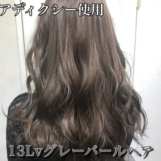 セミロング カラー Soleria 田中慎一のヘアスタイル