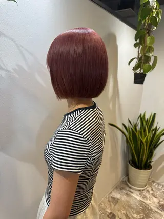 ショート カラー 山下恋佳/矢場町/ ブリーチ/ショートのヘアスタイル