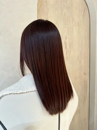 セミロング カラー 髪質改善ヘアエステ miyuのヘアスタイル
