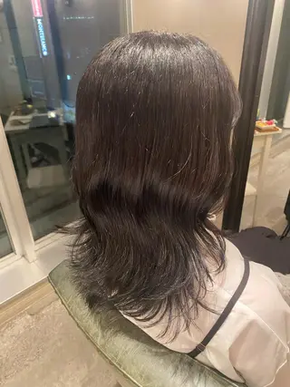 ミディアム 🎀クロスパーマ/ ボブ🎀MOMONAのヘアスタイル
