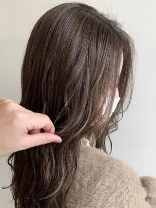 ロング カラー 町田で叶う本物の 髪質改善 鍋谷勇のヘアスタイル