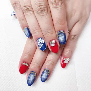 セミロング ネイル ☺︎山部 志麻☺︎のネイルデザイン