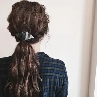 セミロング ロング ヘアアレンジ ゴトウ ノブヒトのヘアスタイル