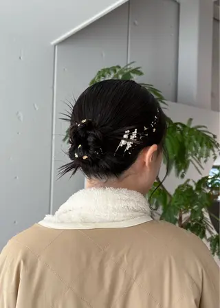 ミディアム 明瀬 咲良🩰 ヘアセットのヘアスタイル