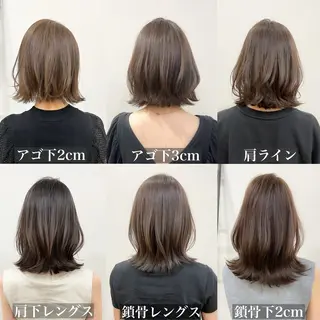 ミディアム カラー tender hair salonのヘアスタイル