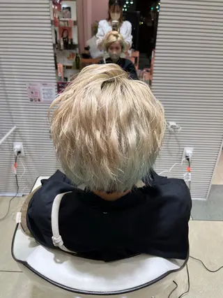 ショート ☁️彦坂唯有/ 透明感カラー☁️のヘアスタイル