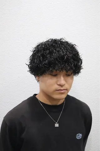 ショート パーマ メンズ 🌀パーマ特化 美容師🌀/しゅんのヘアスタイル