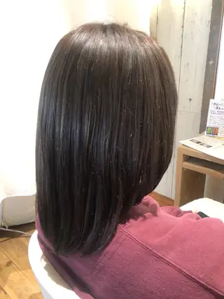 セミロング カラー oasis/吉岡 /白髪の悩み解決へのヘアスタイル